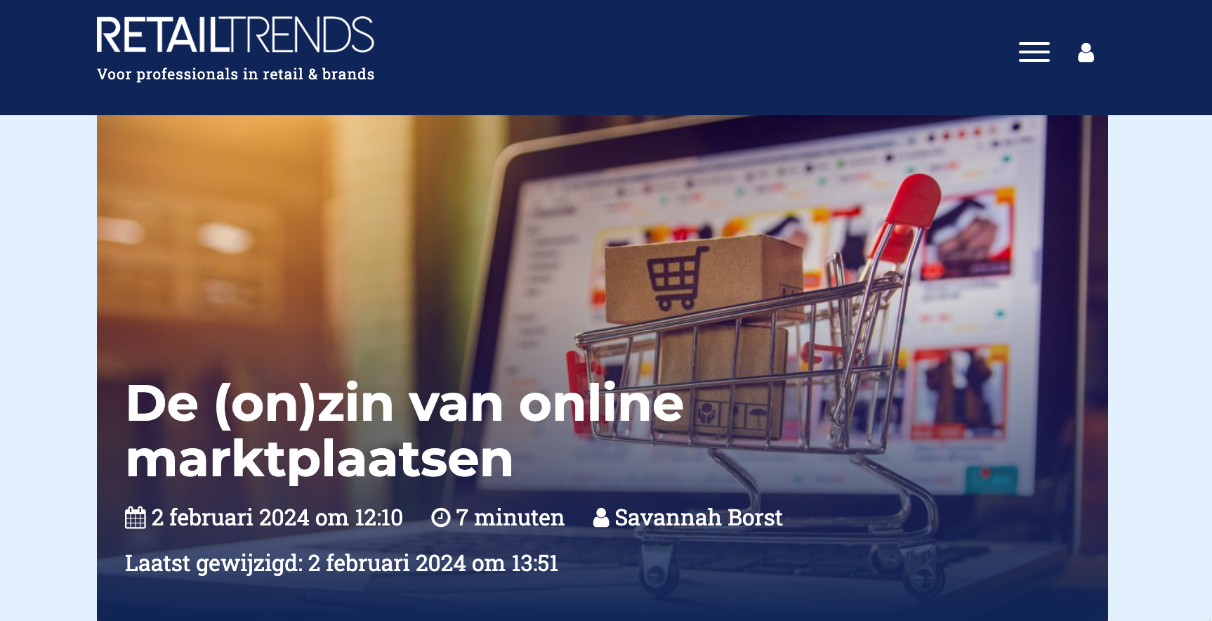 Ratings in de zorg: zo moet het dus niet. Het verhaal van Zorgkaart Nederland | Hoe de Belastingdienst dankzij DAC7 meekijkt bij verkopers op platformen als Marktplaats | De (on)zin van online marktplaatsen