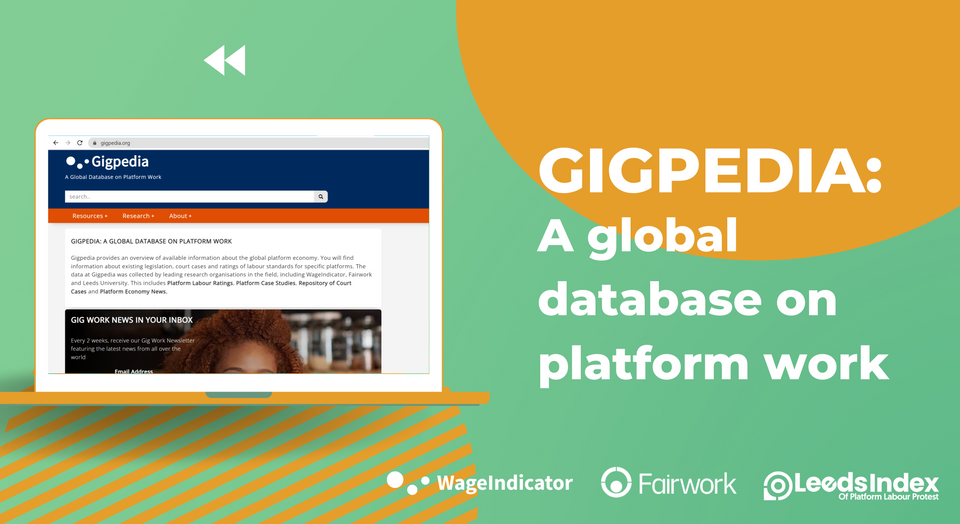 Launch Gigpedia: the global database on platform work