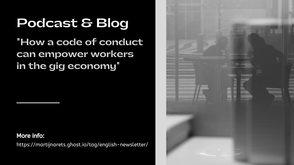 How a code of conduct can empower workers in the gig economy